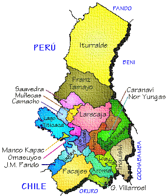 ::..  Mapa de La Paz  ..::